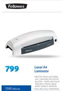 Fellowes Lunar A4 Laminator