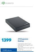 Seagate 3TB Expansion Desktop