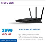 Netgear AC1750 WiFi WAN Router
