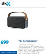 Shox Vibe Bluetooth Speaker