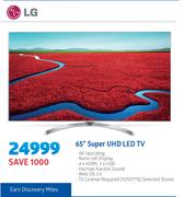 LG 65" Super UHD LED TV