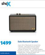 Shox Duke Bluetooth Speaker