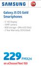 Samsung Galaxy J5 DS Gold Smartphones LTE-On uChoose Flexi 150