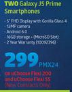 Samsung Two Galaxy J5 Prime Smartphones-On uChoose Flexi 200 & uChoose Flexi 55
