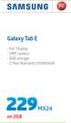 Samsung Galaxy Tab E-On 2GB Data Price Plan
