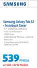 Samsung Galaxy Tab S3 With Notebbok Cover-On 5GB Data Price Plan + R216 Modem