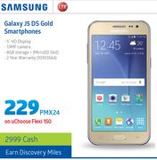 Samsung Galaxy J5 DS Gold Smartphones LTE-On uChoose Flexi 150