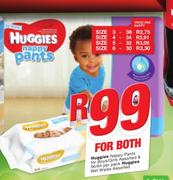 Huggies Nappy Pants Boys/Girls Size 5-32 Per Nappy 