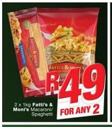 Fatti's & Moni's Macaroni/Spaghetti-2 x 1Kg