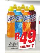 Energade Sports Drink Assorted-7 x 500ml