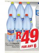 Aquelle Flavoured Water Assorted-6 x 1.5Ltr