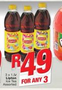 Lipton Ice Tea Assorted-3 x 1.5Ltr