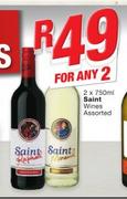 Saint Wines Assorted-2 x 750ml