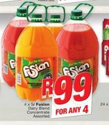 Fusion Dairy Blend Concentrate Assorted-4 x 5Ltr