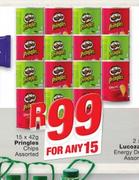 Pringles Chips Assorted-15 x 42g