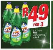 Maq Dishwashing Liquid-3 x 750ml
