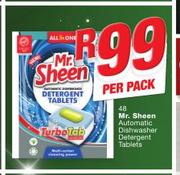 Mr.Sheen Automatic Dishwasher Detergent tablets-48 Per pack