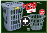 Addis Linen Bin-Each With Free Addis Laundry Basket