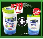 Blu 52 All In One Pool Solution With Free Blu 52 Clear Shock