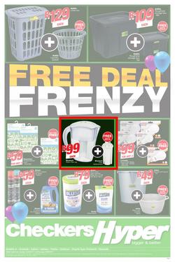 Checkers Hyper KZN : Free Deal Frenzy (10 Sep -24 Sep 2017), page 1
