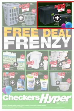 Checkers Hyper KZN : Free Deal Frenzy (10 Sep -24 Sep 2017), page 1
