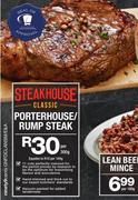 Steakhouse Classic Porter House/Rump Steak-Per 300g