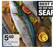 Whole Yellowtail-Per 100g