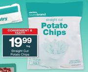 Checkers Housebrand Straight Cut Potato Chips-1kg