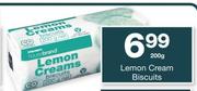 Checkers Housebrand Lemon Cream Biscuits-200g 