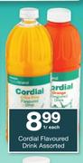 Checkers Housebrand Cordial Flavoured Drink Assorted-1ltr Ecah