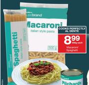 Checkers Housebrand Macaroni/Spaghetti-500g Each