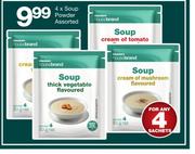 Checkers Housebrand Soup Powder Assorted-For 4 Sachets