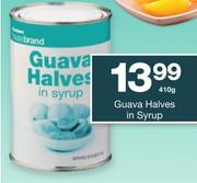 Checkers Housebrand Guava Halves In Syrup-410g