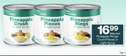 Checkers Housebrand Pineapples Rings/Crush/Pieces In Light Syrup-440g Each
