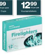 Checkers Housebrand vuuraanstekers-12's Per Pak