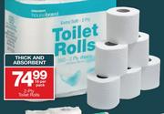 Checkers Housebrand 2-Ply Toilet Rolls-18's Per Pack