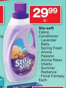 Sta-Soft Fabric Conditioner-2Ltr Each