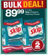 Skip Intelligent Washing Powder-2 x 2kg