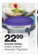 Crystal Valley Cream Cheese Assorted-175g Each