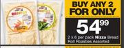 Nizza Bread Roll Roasties Assorted-2 x 6 Per Pack