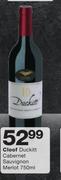 Cloof Duckitt Cabernet Sauvignon Merlot-750ml