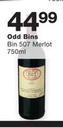 Odd Bins Bin 507 Merlot-750ml