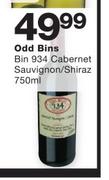 Odd Bins Bin 934 Cabernet sauvignon/Shiraz-750ml