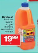Dewfresh Fruitcool Suiwel Vrugte Mengsel Verskeidenheid-2Ltr Elk
