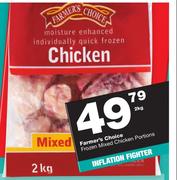 Farmer's Choice Frozen Mixed Chicken Portions-2Kg