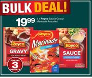 Royco Sauce/Gracy/Marinade Assorted-3's