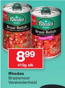 Rhodes Braaismoor Verskeidenheid-410g Elk