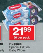 Huggies Special Edition Baby Wipes-56's Per Pack