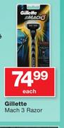 Gillette Mach 3 Razor-Each