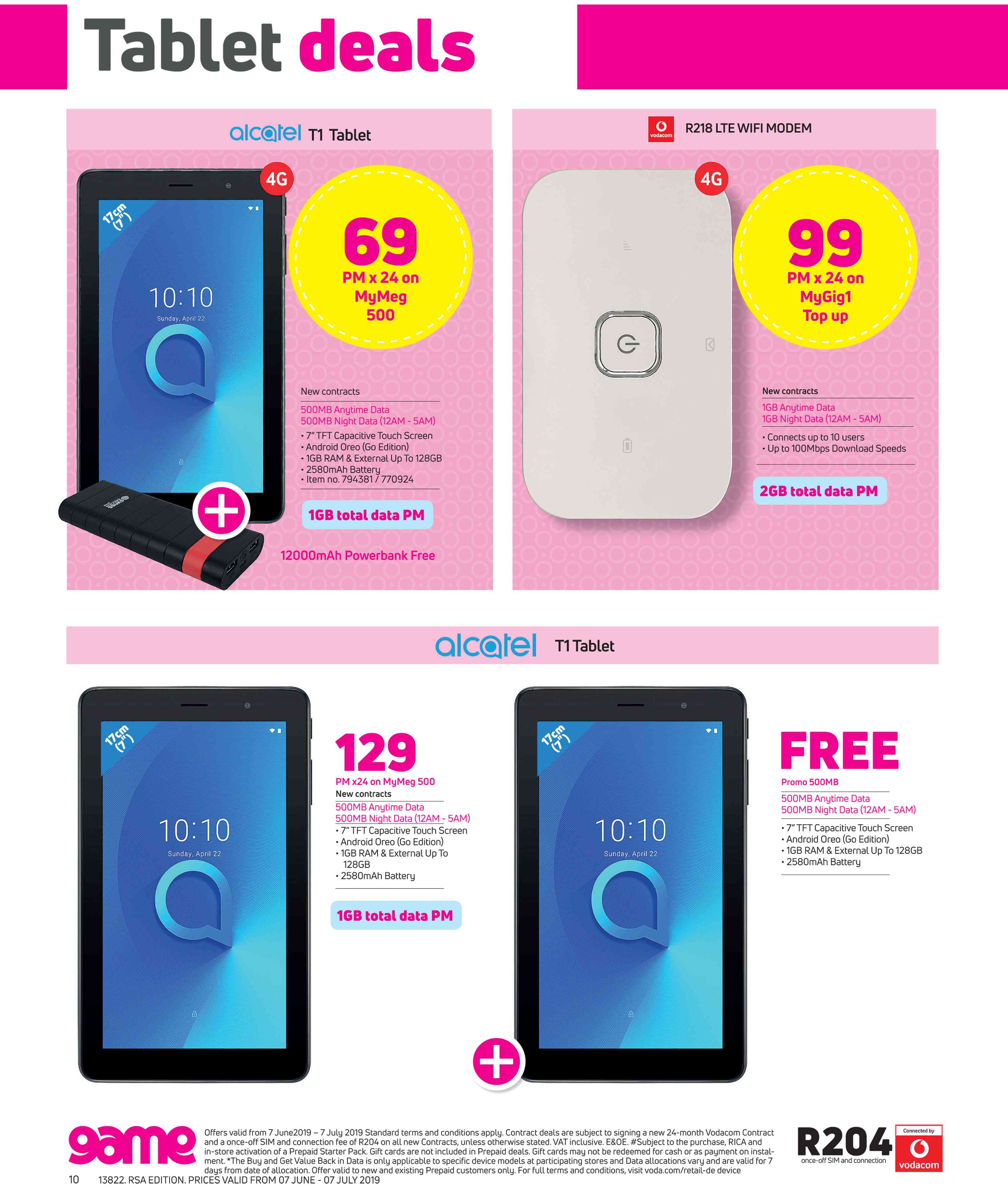 Special Vodacom R218 LTE WiFi Modem 4G On MyGig 1 Top Up Www guzzle co za special-vodacom-r218-lte-wifi-modem-4g-on-mygig-1-top-up-www-guzzle-co-za